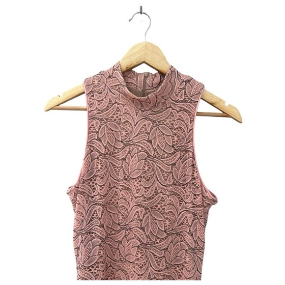 🔆SOLD🔆Dress the Population Norah -Pretty LACE Bodycon Dress XL - Picture 4 of 8